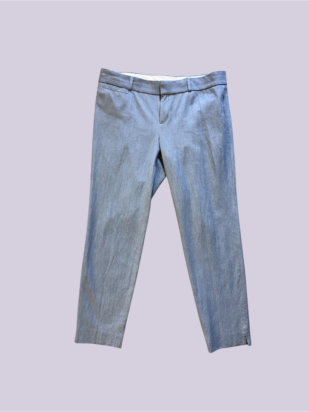 Banana Republic Sloan Gray Ankle Pants Size 10 Career Office